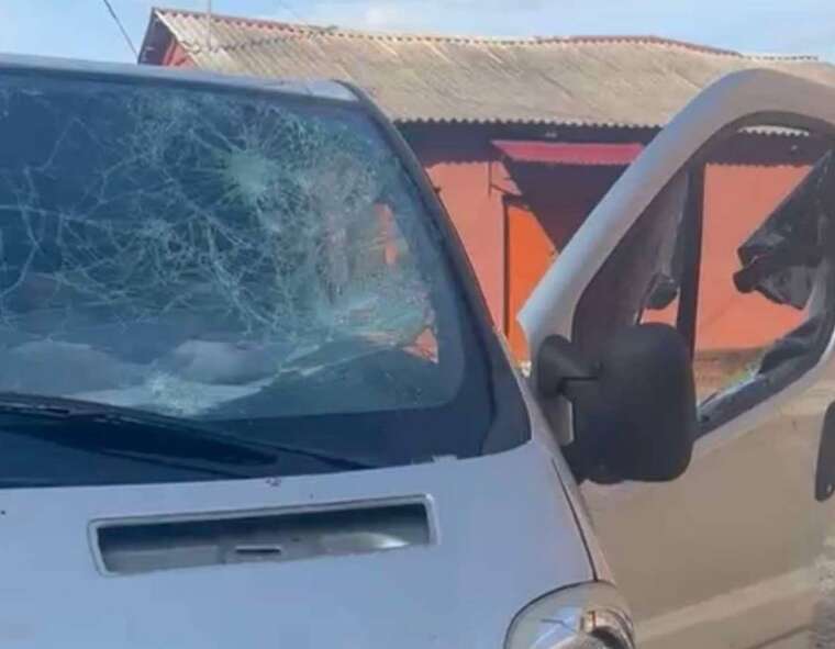In Volyn, villagers attacked a TRC bus: photos of the damaged vehicle have been published