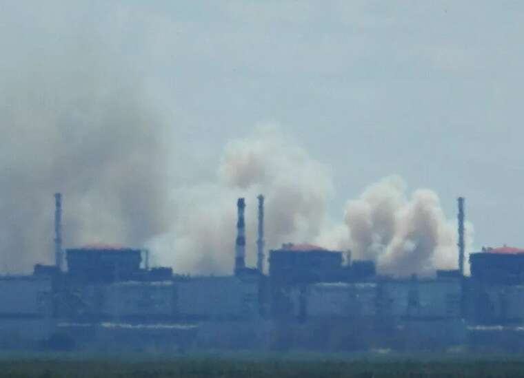 Задимлення на Запорізькій АЕС зафіксували поблизу вантажного порту
