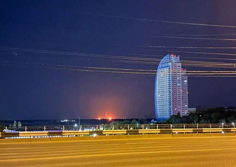 UAVs attacked Russian Volgograd: a fire broke out, the oil refinery was hit