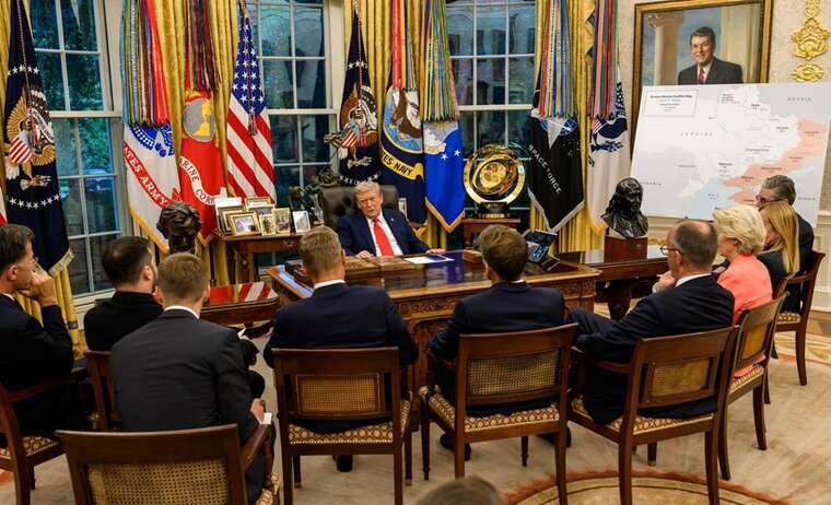 WSJ: Зеленский не отверг идею территориального обмена на встрече с Трампом