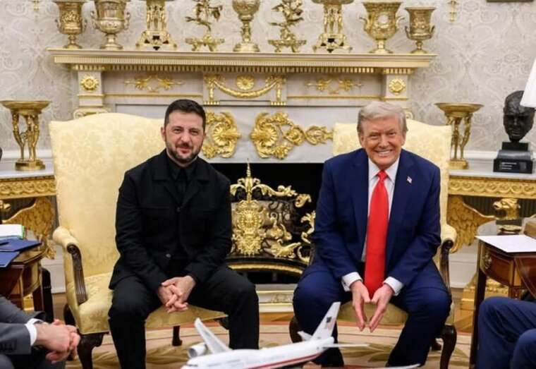 Zelenskyy gifted Trump a golf club, and Trump gave him the keys to the White House