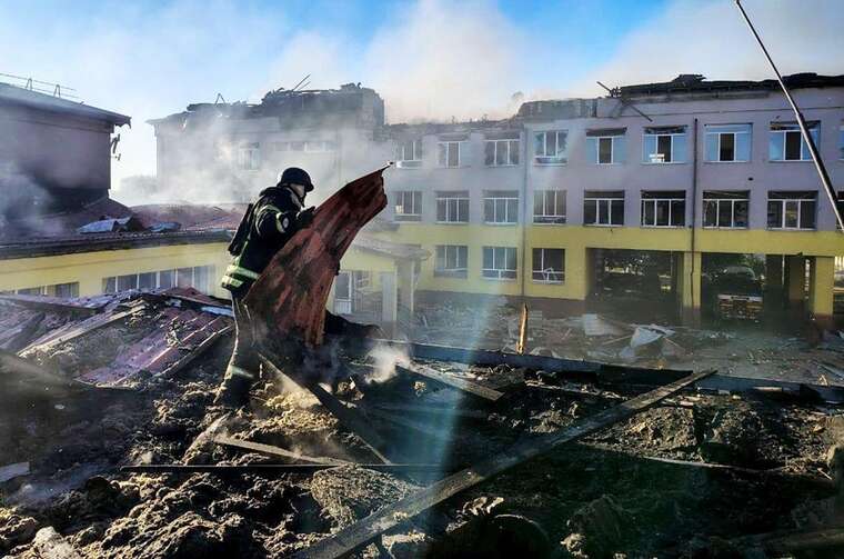 Russians struck a school in Dnipropetrovsk region: photos of the aftermath have emerged