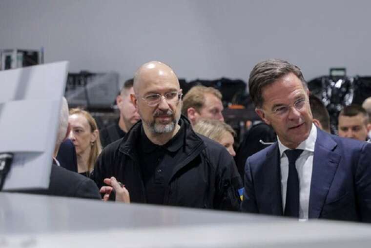 Shmyhal and NATO Secretary General Rutte visited a Ukrainian drone manufacturing plant