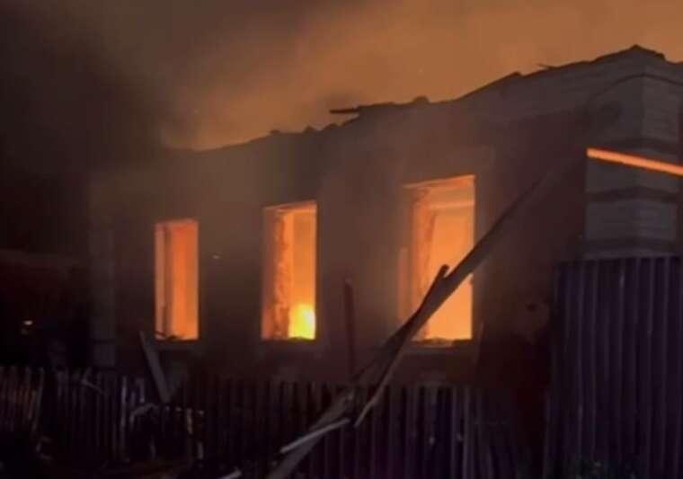 Consequences of the Russian attack on Pishchane in Sumy region: the street is almost completely destroyed