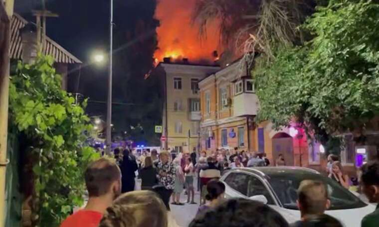 У російському Ростові-на-Дону через атаку БпЛА пошкоджено 11 багатоквартирних будинків