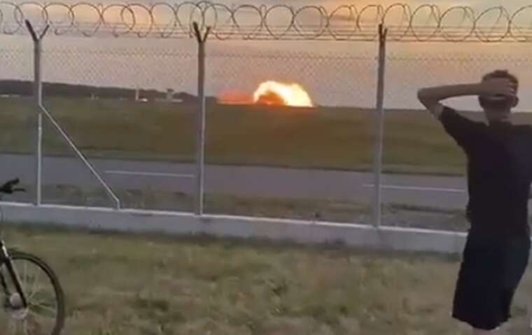 Авиакатастрофа под Радомом: польский F-16 упал во время подготовки к авиашоу