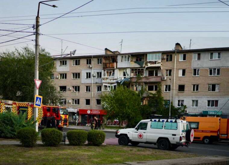 After the nighttime strike on Zaporizhzhya, several districts have been left without power