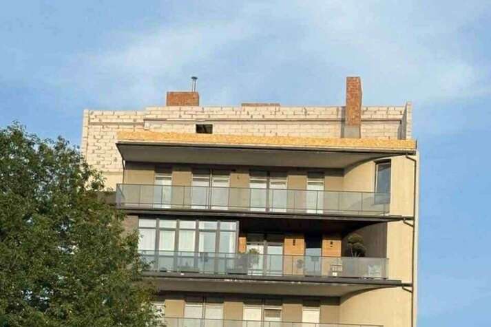 Во Львове владелица квартиры самовольно построила седьмой этаж