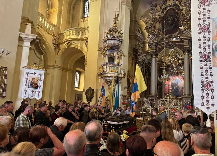 In Lviv, they are saying goodbye to former speaker Parubiy