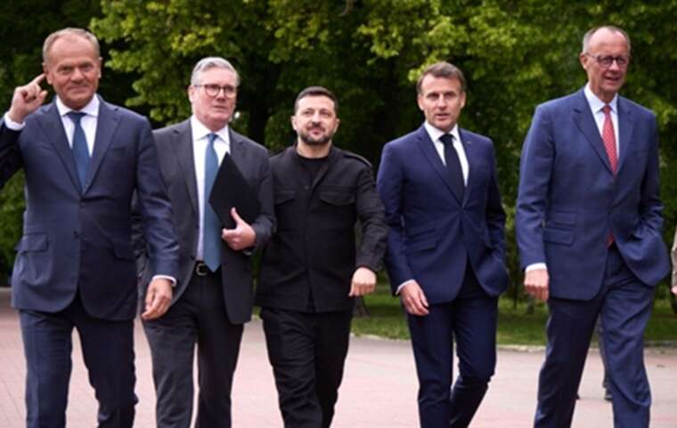 Зеленський, Трамп і лідери країн "коаліції охочих" почали дзвінок