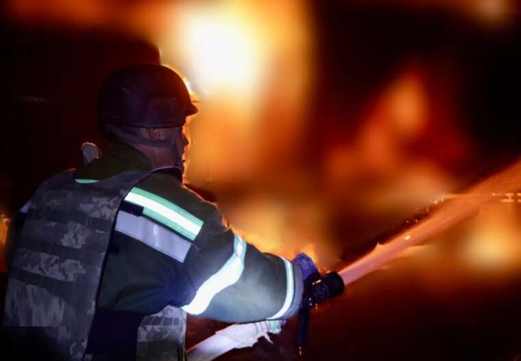 Російські дрони атакували об’єкт інфраструктури в Кіровоградській області