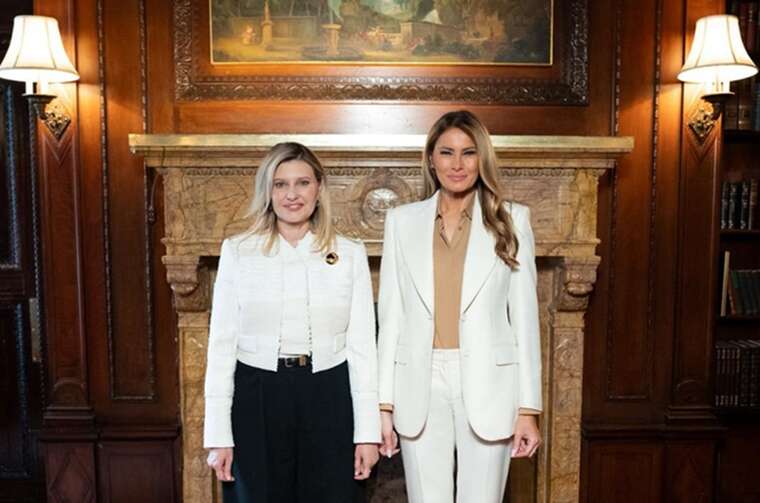 Olena Zelenska revealed details of the meeting with Melania Trump