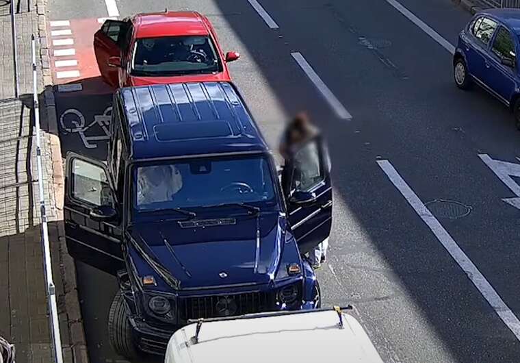 У Києві водій Mercedes G-класу жорстоко побив велосипедиста через зауваження