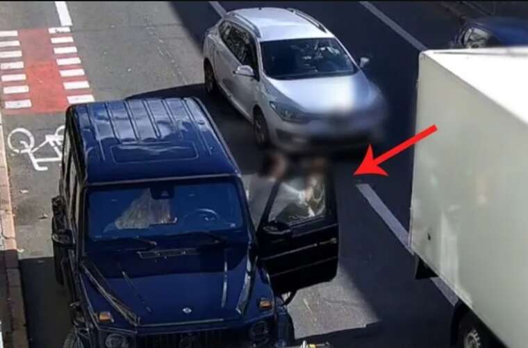 Водія «мерседеса», який напав на велосипедиста у Києві, затримали повторно