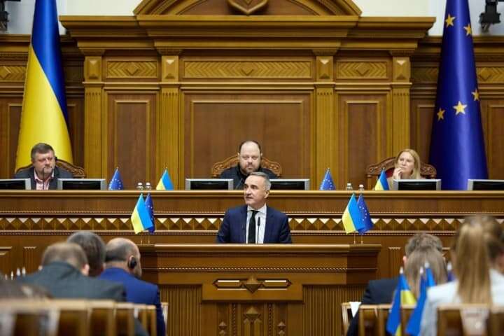 Президент ОБСЕ прибыл в Киев и выступил в Верховной Раде