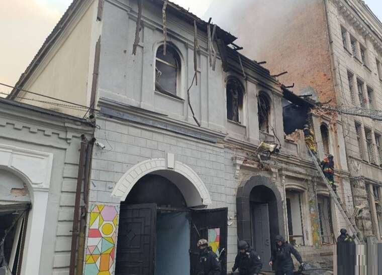 Footage of the destruction of a kindergarten in Kharkiv after a Russian drone strike has emerged