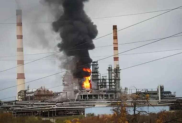 Ukraine’s drones have disabled a portion of the capacity of Russia’s fourth-largest oil refinery