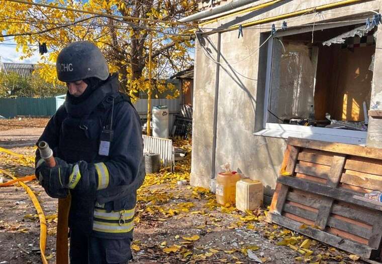 RF shelled Dnipropetrovsk region: houses, a gymnasium, and infrastructure destroyed