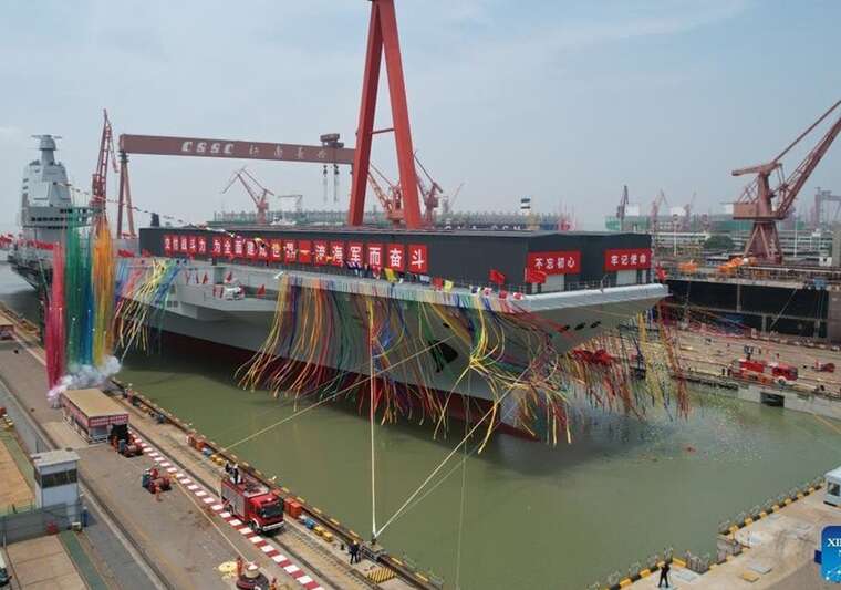 Китайський авіаносець «Фуцзянь» провалив тест на швидкість запуску літаків — CNN