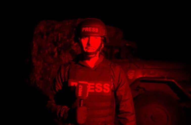 As a result of a drone attack in Ukraine, a Die Welt journalist has been injured