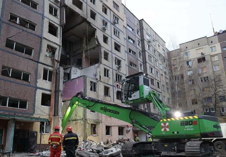 Наслідки нічної атаки: У Дніпрі завершено аварійно-рятувальні роботи, троє загиблих, 12 постраждалих