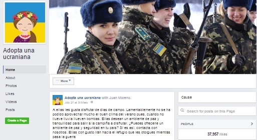   «Adopta una ucraniana» (« ») dqxikeidqxitkant