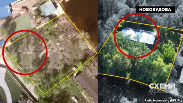 Там, де ще рік тому були лише дерева, з’явилася будівля