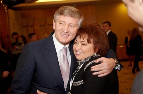 Rinat Akhmetov and Tetyana Bakhtieieva