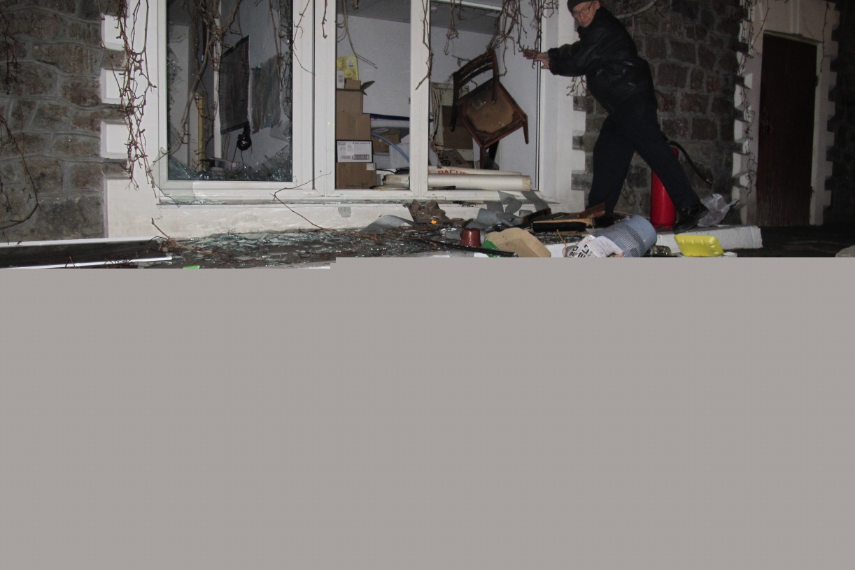 Офіс після пожежі