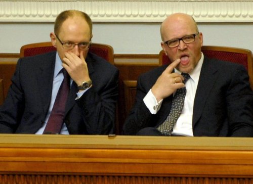 Арсений Яценюк и Роман Зварыч