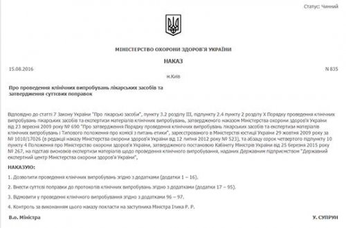 тесттироване лекарств