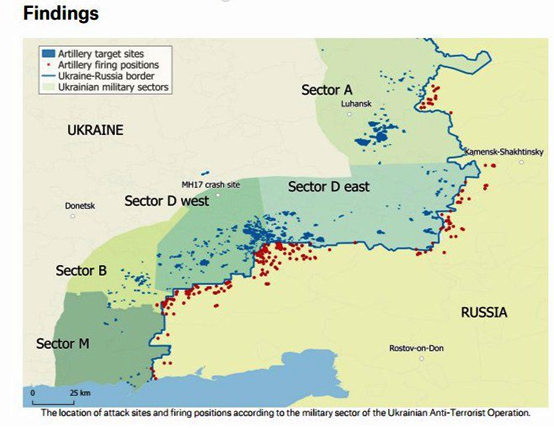 bellincat-karta-rosiyskih-artobstriliv-lita-2014