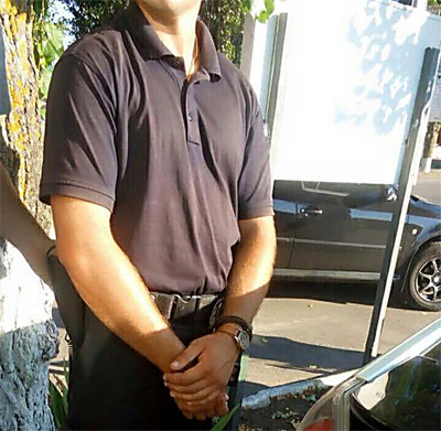 Фото патрульного поліцейського, що звинувачується у хабарництві dqxikeidqxiqxxant