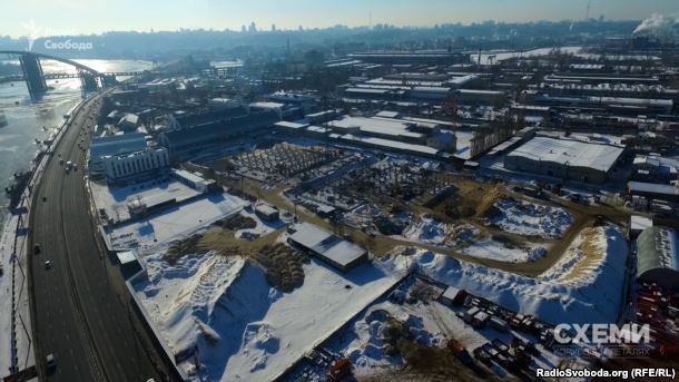 Початок будівельних робіт на Рибальському півострові у Києві