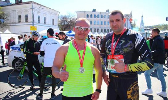 Полиция КОРД на киевском марафоне, 08.04.2017