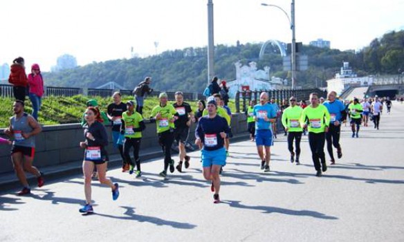 Полиция КОРД на киевском марафоне, 08.04.2017