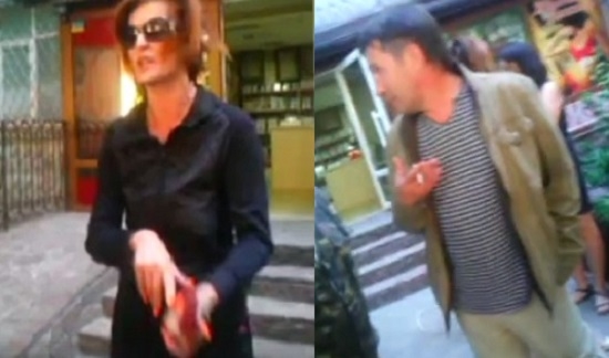 Скріншот з відео//Фото нападників на дітей у Хмельницькому dqxikeidqxitkant