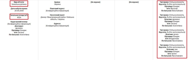 Декларация прокурора Бендик