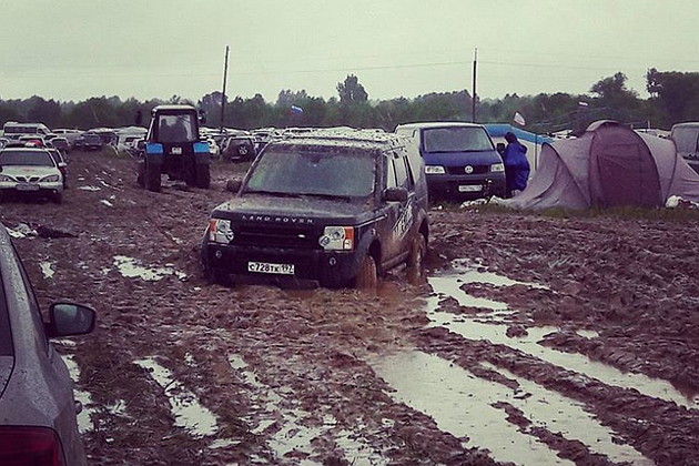 Фестиваль "НАШЕствие" утонул в грязи
