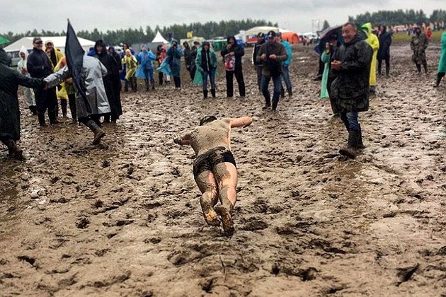 Фестиваль "НАШЕствие" утонул в грязи