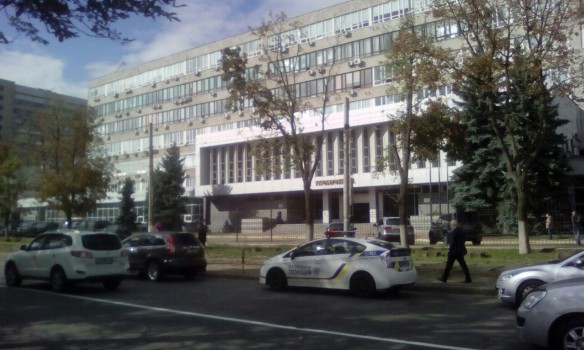 В Киеве произошла пере стрелка на перекрестке ул. Зоологической и ул. Дегтяревской, 8 сентября 2017