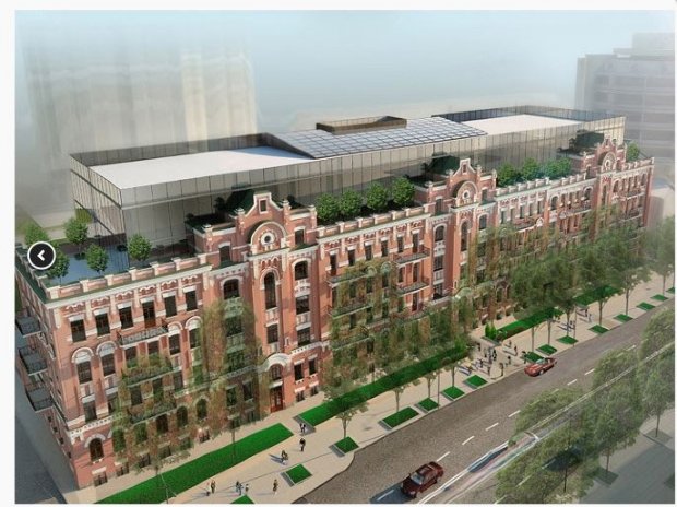 Проект нового офісного центру на місці будинку