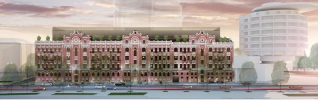 Проект нового офісного центру на місці будинку