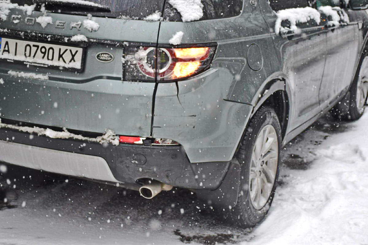 Авария произошла на Житомирском шоссе