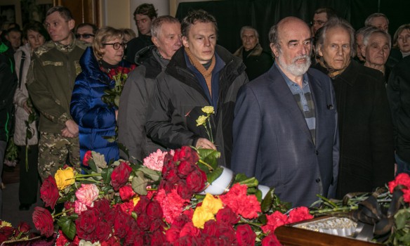 Церемония прощания с Мирославом Поповичем