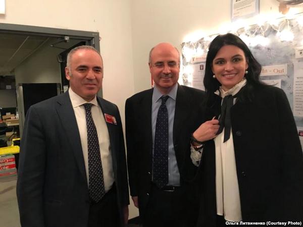 Гарри Каспаров, Билл Браудер и Ольга Литвиненко на "ПутинКоне" dqxikeidqxitkant