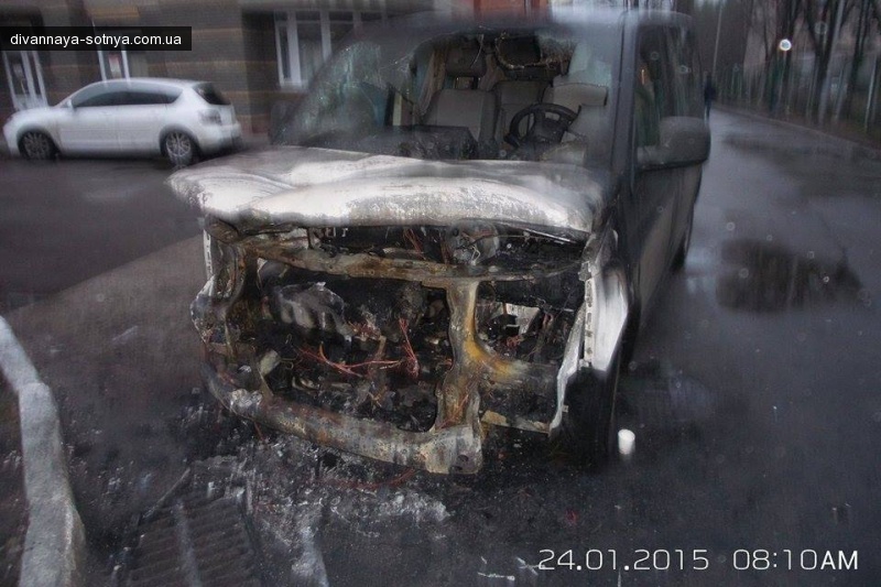 Блог пользователя Лесь Мартович: Активистке с Лесного массива спалили машину