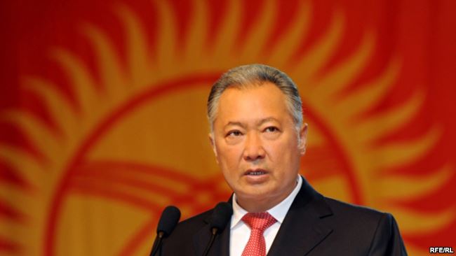 Курманбек Бакієв, серпень 2009 року