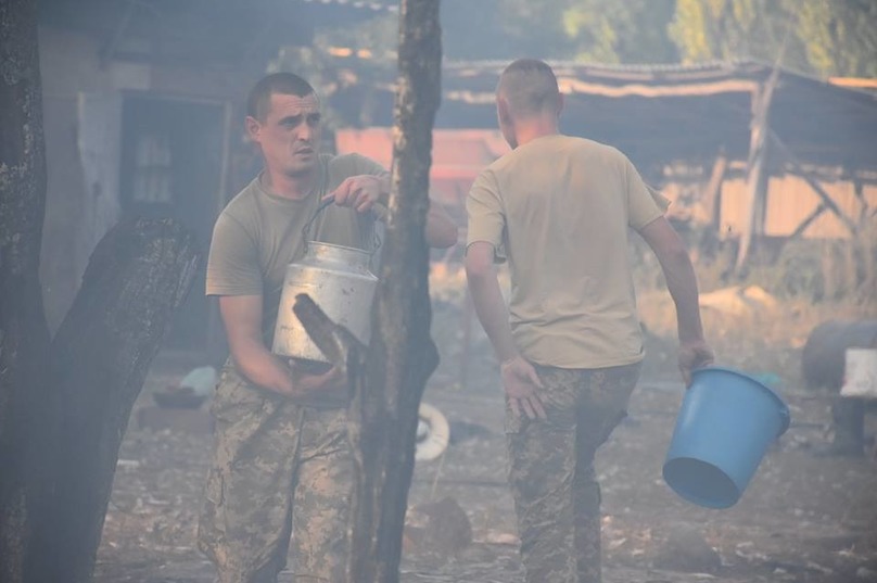 ÐСУ ÑÑÑили гоÑÑÑее Ñело на ÐонбаÑÑе. Ðдин военнÑй полÑÑил ÑÑжелÑе ожоги