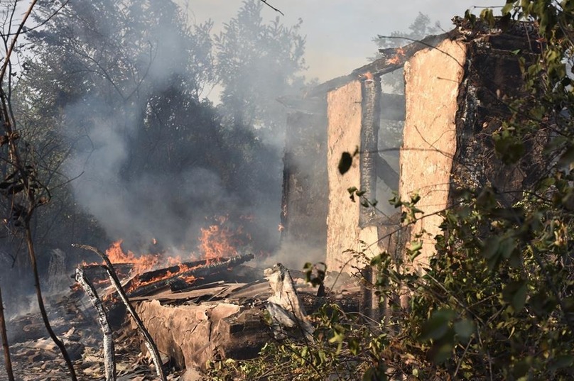 ÐСУ ÑÑÑили гоÑÑÑее Ñело на ÐонбаÑÑе. Ðдин военнÑй полÑÑил ÑÑжелÑе ожоги